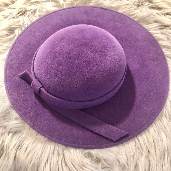 Vintage Violet Felt Makins New York Crafted Hat - Picture 2 of 14